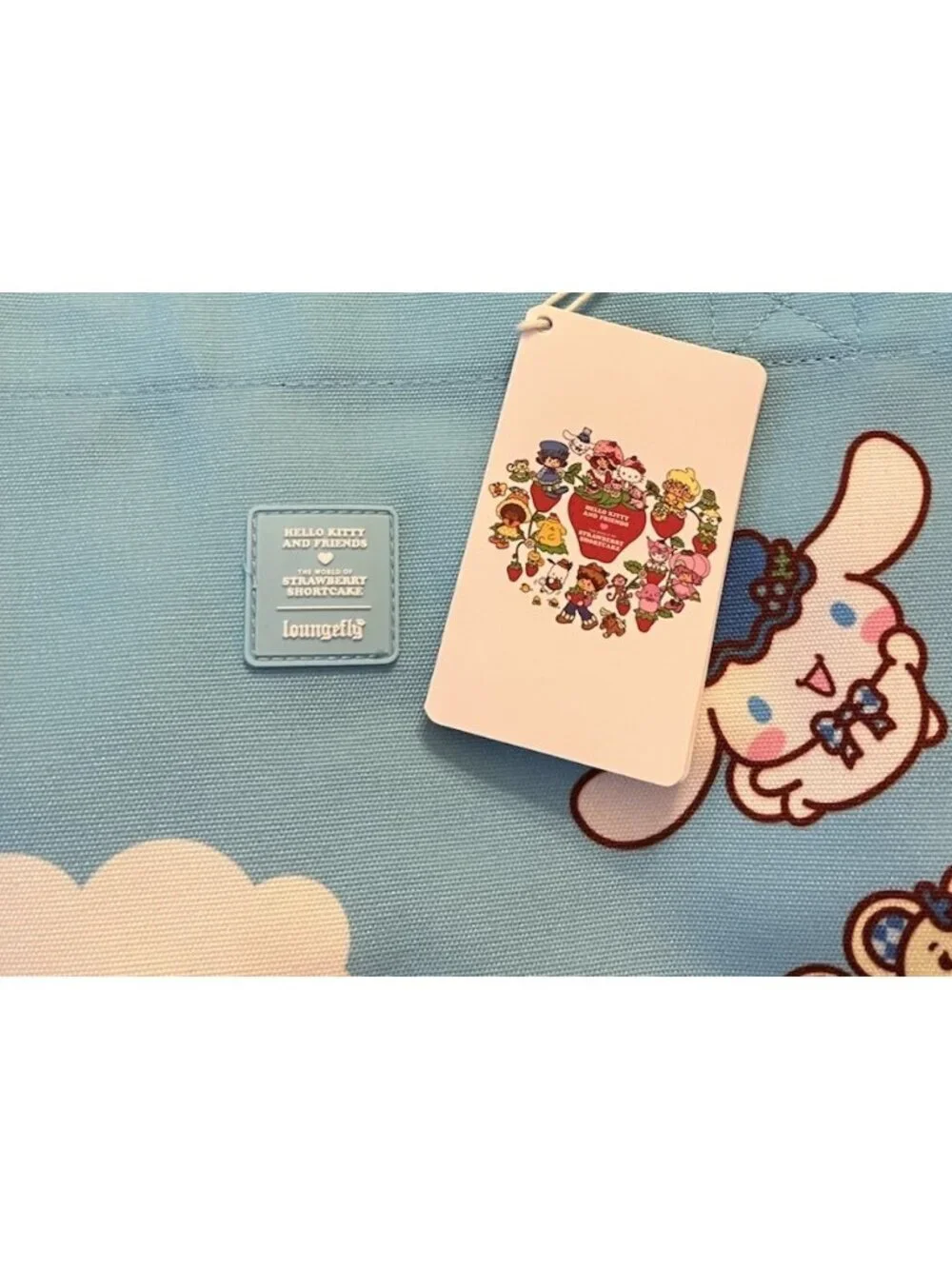 Sanrio Loungefly Hello Kitty Strawberry Shortcake Character XL Tote Bag NWT
